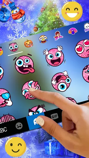 Holy Christmas1 Keyboard Theme Screenshot 2