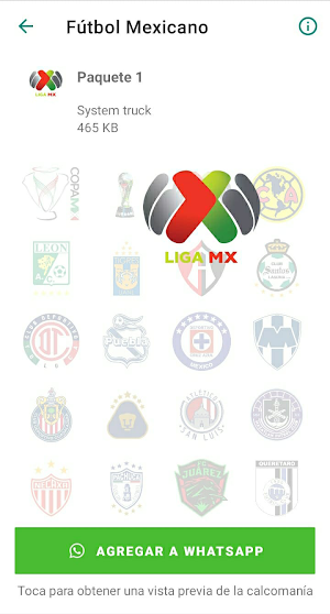 Stickers de Fútbol Mexicano Screenshot 3