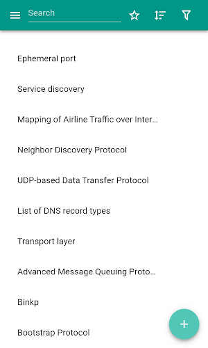 Internet protocols Screenshot 0