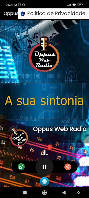 Oppus Web Rádio Screenshot 0