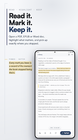 Margina - Read & Highlight Screenshot 0