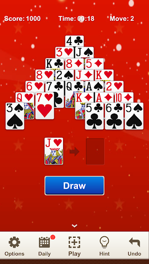 Solitaire Pyramid - Card Games Screenshot 2