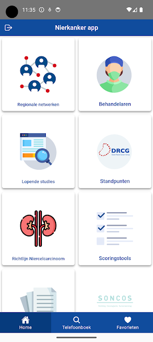 Nierkanker app Screenshot 1