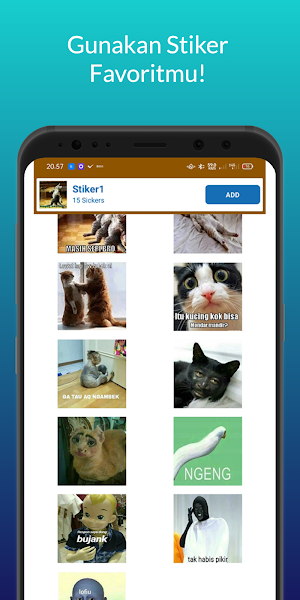 Sticker WA Meme Lucu Screenshot 3