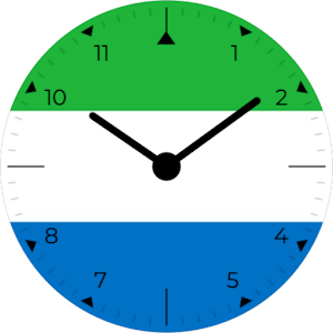 Sierra Leone Analog Watch Face Screenshot 3
