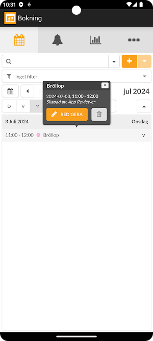 FAS Bokning Screenshot 0