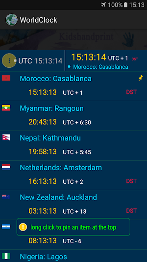 The  World Clock Screenshot 0