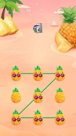 AppLock Theme Pineapples Screenshot 0