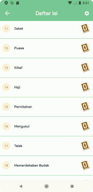 Hadits Shahih Screenshot 2