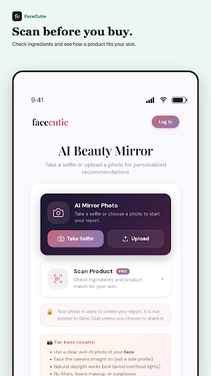 FaceCutie: AI Skin Scanner Screenshot 1