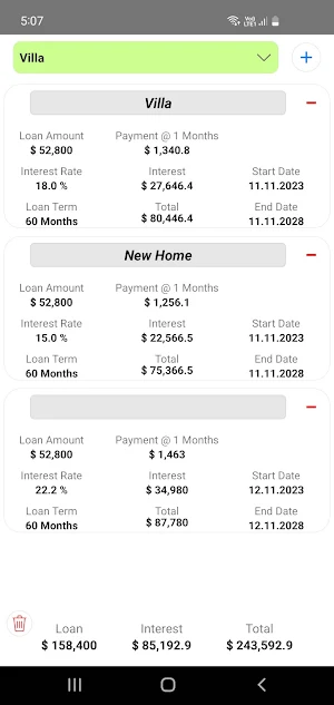 Loan Calculator Screenshot 3