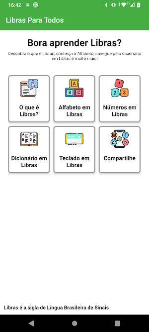 Libras Para Todos Screenshot 1