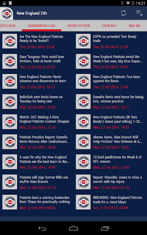 New England Football 24h Screenshot 3