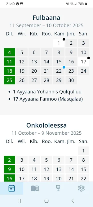 Lexical Bible Reading Calender Screenshot 3