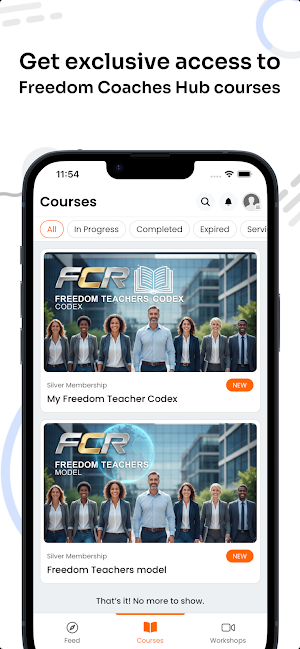 Freedom Coaches Hub Screenshot 2