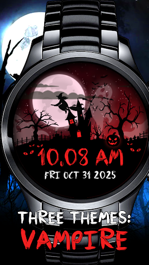 Animated Halloween Watch Face Screenshot 2