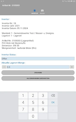 KIS-Materialwirtschaft Screenshot 2