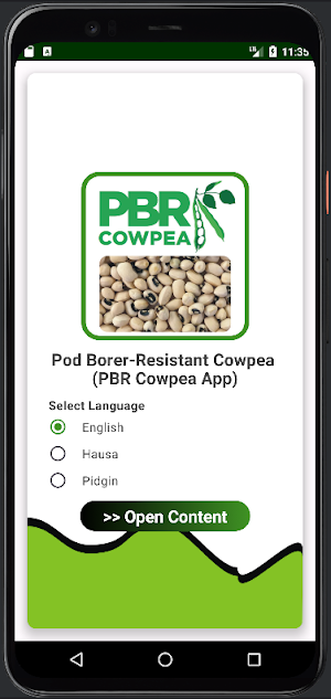 PBR Cowpea App Screenshot 0