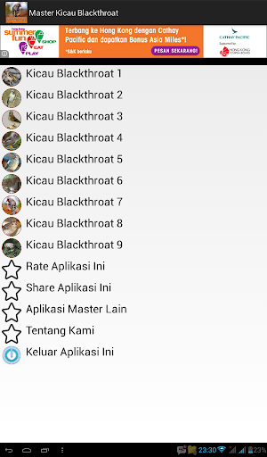 Master Kicau Blackthroat Screenshot 2