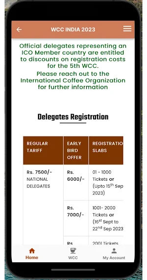 World Coffee Conference 2023 Screenshot 0