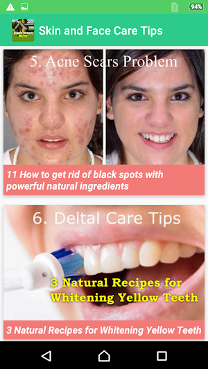 Facial skin care - acne, blackheads, wrinkles Screenshot 3