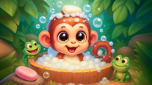 Little monkey care games Screenshot 0