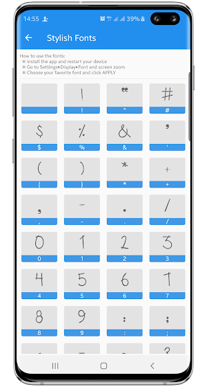Stylish Fonts for Huawei Phones Screenshot 3