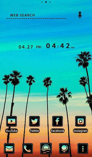Tequila Sunrise Theme Screenshot 0