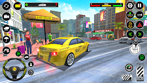 US Taxi Car Parking Simulator Screenshot 3