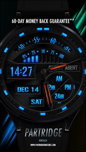 Secret Agent Watch Face V27 Screenshot 2