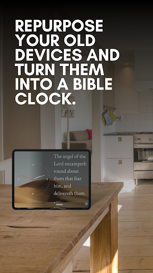 Bible Clock AI - StandBy Mode Screenshot 1