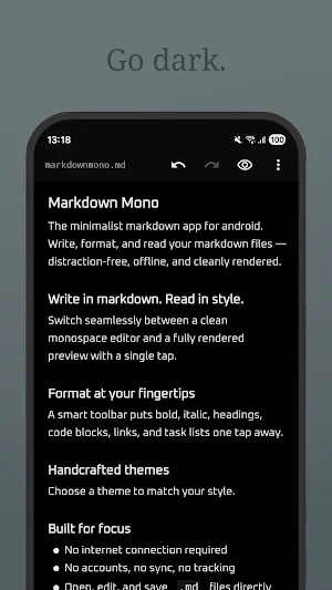 Markdown Mono Screenshot 3