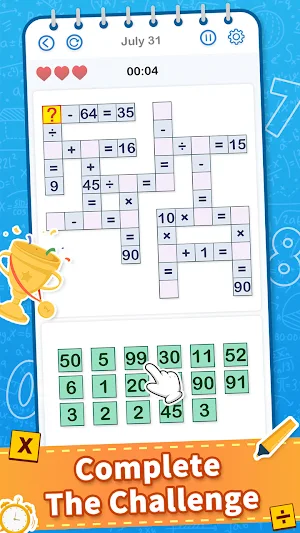 Cross Math - Math Game Screenshot 3