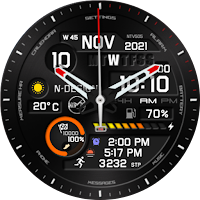 NTV508 - Hybrid W watch face