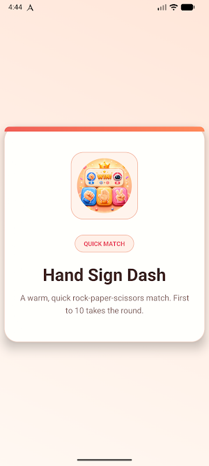 Hand Sign Dash Screenshot 1
