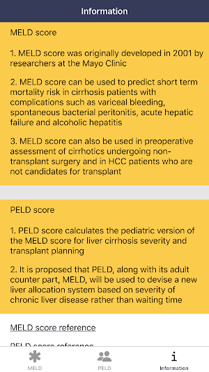 MELD Score Calculator - Liver Disease App Screenshot 2