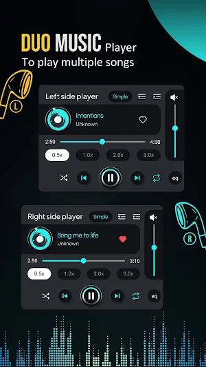 Duo Track Play: Music Player Screenshot 3