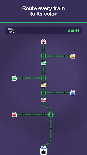 Railsort: Train Brain Puzzle Screenshot 0