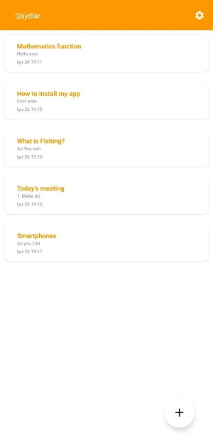 Qaydlar Screenshot 1