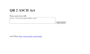 Qr2AsciiArt Screenshot 0