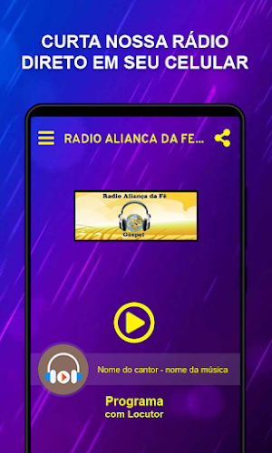 Radio Aliança da Fé Gospel Screenshot 1
