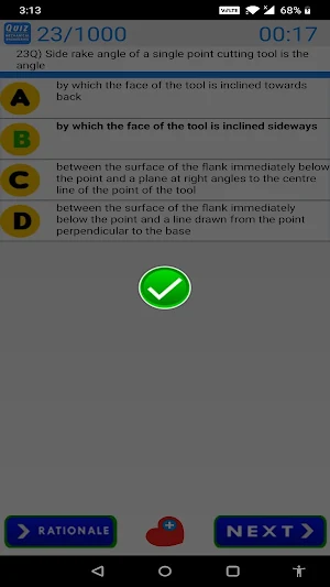 Basics of Mechanical Engineering Quiz Screenshot 2