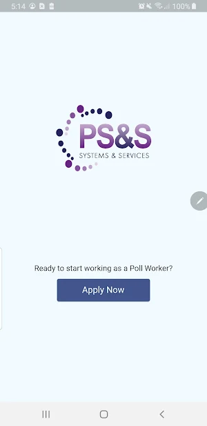 Poll Worker Signup Form Screenshot 0