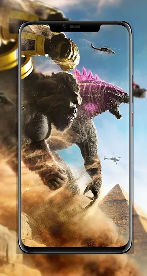 Godzilla vs Kong Wallpaper HD Screenshot 2