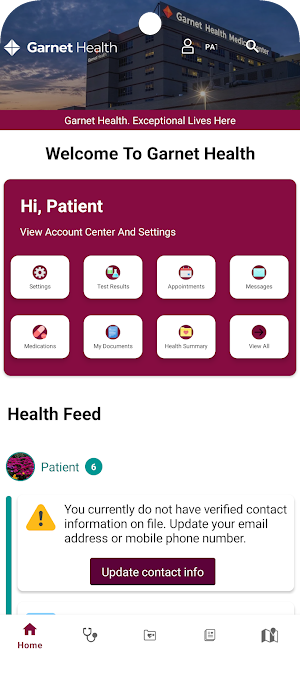 Garnet Health Screenshot 0