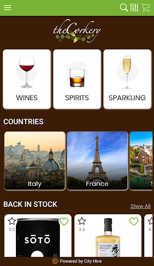 The Corkery Wine and Spirits Screenshot 1