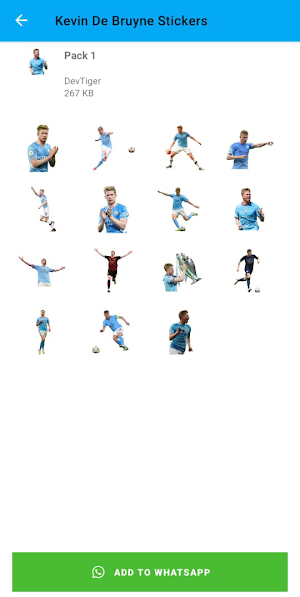 Kevin De Bruyne Stickers Screenshot 3