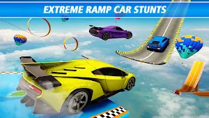 Mega Ramp Car Stunts 3D - Impossible Tracks Racing Screenshot 2