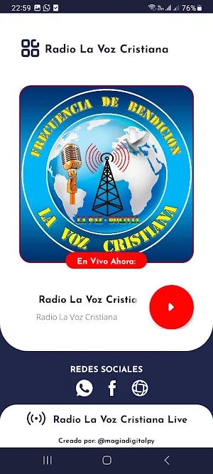 Radio La Voz Cristiana Screenshot 2