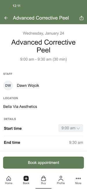 Bella Via Aesthetics Screenshot 2